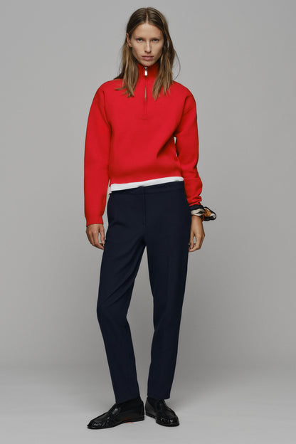 Lunessa - MAGLIONE IN MAGLIA CON ZIP