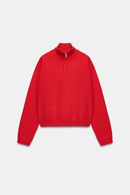 Lunessa - MAGLIONE IN MAGLIA CON ZIP