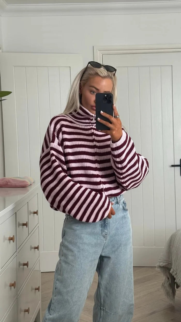 Pullover Bordeaux Äquinoktium