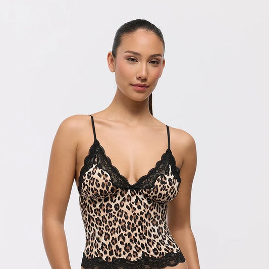 Spitzentop Leopard